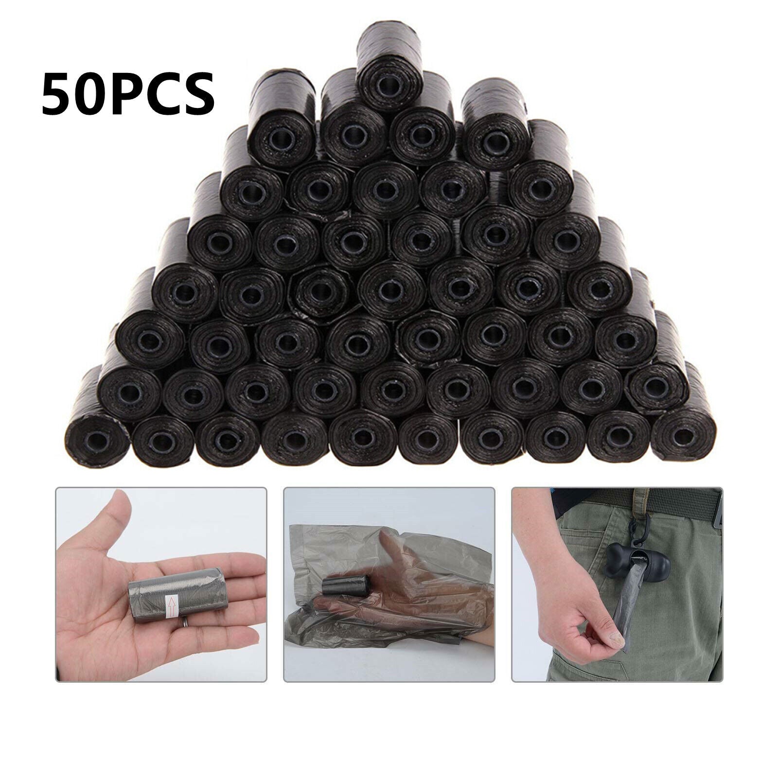 1000 Dog Poop Bags Large Doggy Biodegradable Pet Poo Waste Bags Heavy Duty Bag