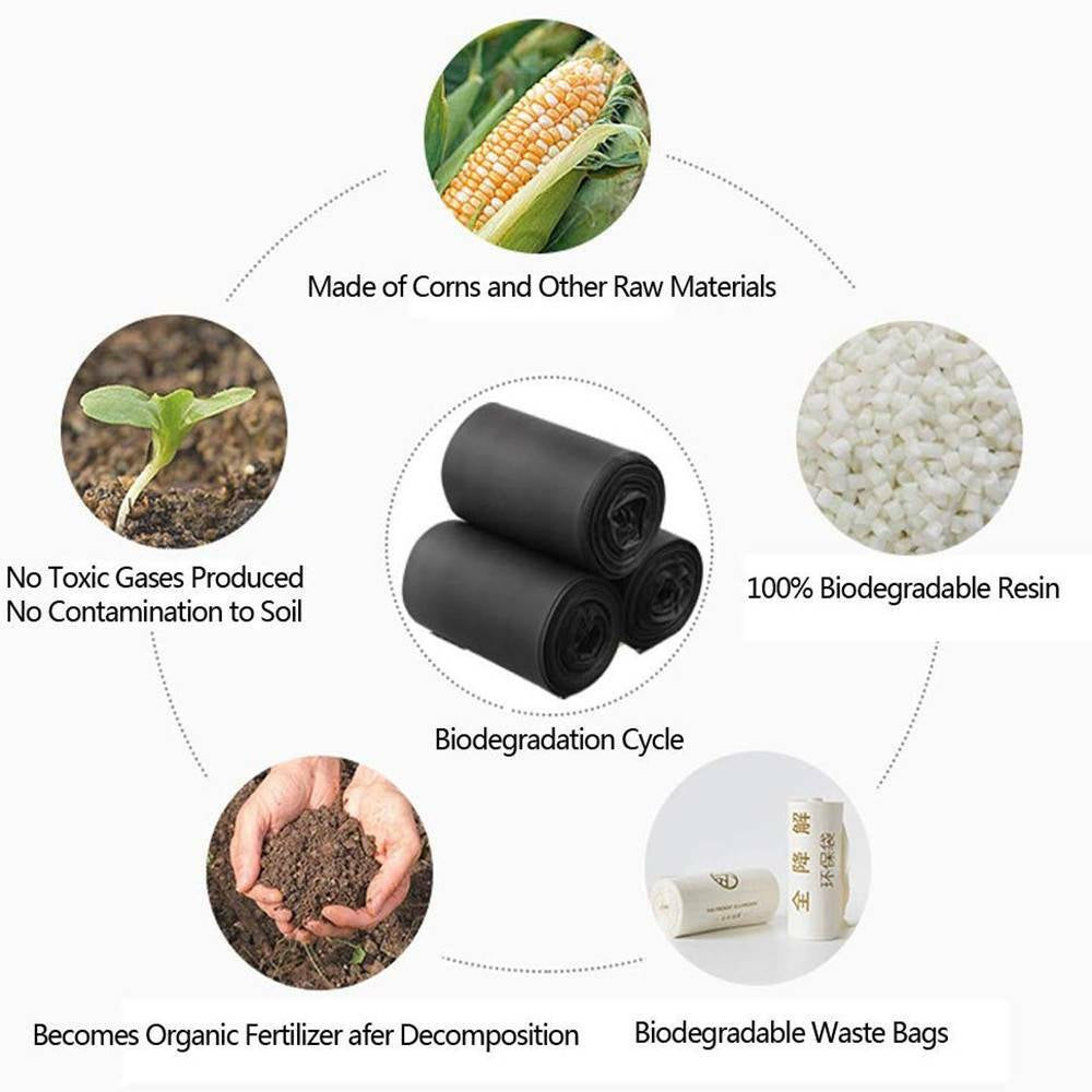 1000 Dog Poop Bags Large Doggy Biodegradable Pet Poo Waste Bags Heavy Duty Bag