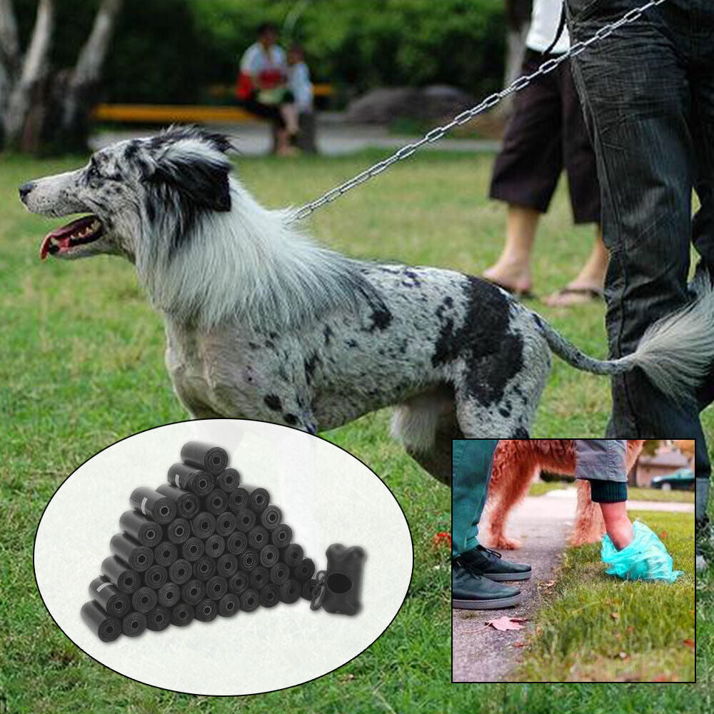 1000 Dog Poop Bags Large Doggy Biodegradable Pet Poo Waste Bags Heavy Duty Bag